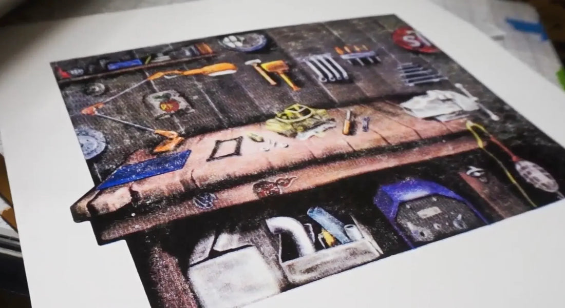 Make a CMYK Woodcut Print with a Laser Engraver