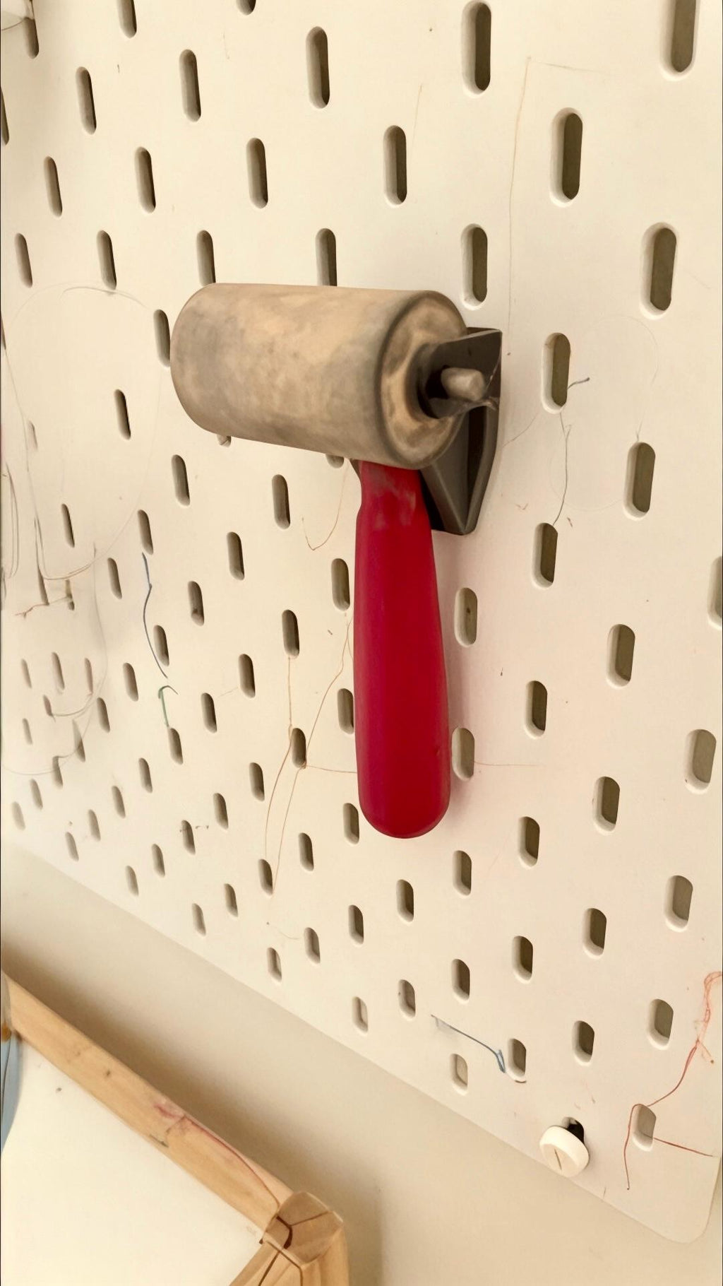 Printmaking Brayer Holder