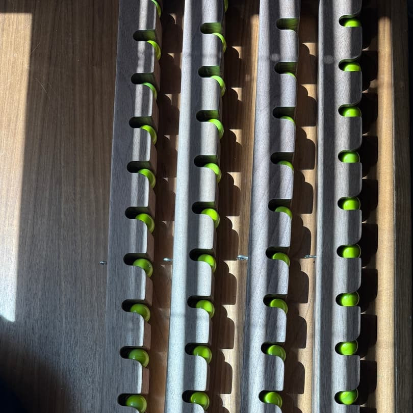 A Marble Print bar displayed on a customers table